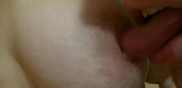 Close up nipple play